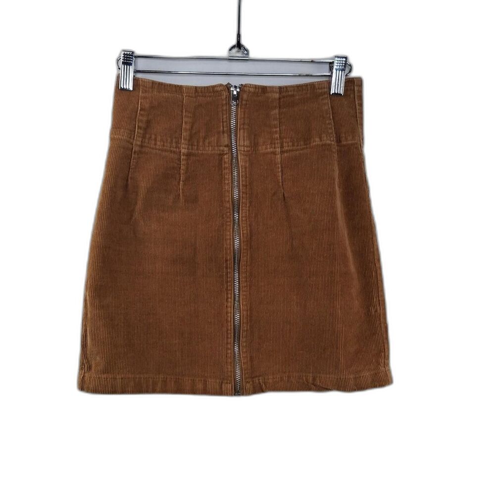 Wild-fable Junior's Brown Corduroy Skirt Size 00 90s Y2K Schoolgirl